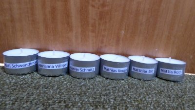 Kerzli für Mael_Marianna_Marvin_Mathias_Matthias und Mattia (Andere).JPG