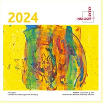 Farbwelten Kalender 2024„Menschen mit Behinderungen malen“ Landesamt für Soziales, Jugend und V.jpg
